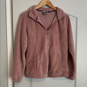 Plush Mauve Teddy Jacket